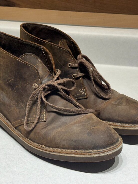 Clarks Chukka Desert Boot Beeswax Leather 8.5 M main image 3